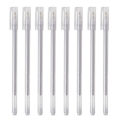 8 τεμάχια/σετ Χρώματα Kawaii Glitter Gel στυλό Χαριτωμένο έγχρωμο στυλό σχεδίασης Μαρκαδόρος για κορίτσια παιδιά Δώρο DIY School Art Stationery