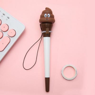 0,5 mm melna tinte Radoša jautra lodīšu pildspalva Atlēcošas pildspalvas Jautras raķešu dekompresijas pildspalvas bērniem Dāvanas Kancelejas piederumi Skolas biroja piederumi