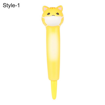 0,5 mm melna tinte Radoša jautra lodīšu pildspalva Atlēcošas pildspalvas Jautras raķešu dekompresijas pildspalvas bērniem Dāvanas Kancelejas piederumi Skolas biroja piederumi