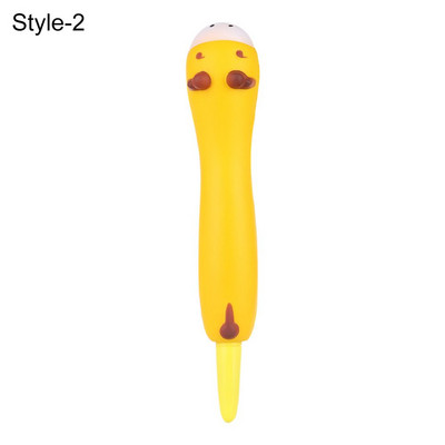 0,5 mm melna tinte Radoša jautra lodīšu pildspalva Atlēcošas pildspalvas Jautras raķešu dekompresijas pildspalvas bērniem Dāvanas Kancelejas piederumi Skolas biroja piederumi