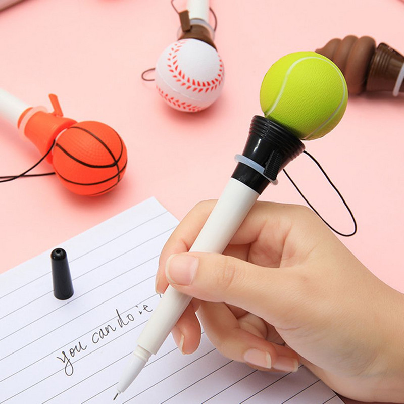 0,5 mm melna tinte Radoša jautra lodīšu pildspalva Atlēcošas pildspalvas Jautras raķešu dekompresijas pildspalvas bērniem Dāvanas Kancelejas piederumi Skolas biroja piederumi