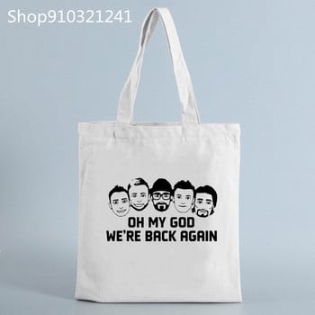 Γυναικείες τσάντες Shopper BSB τυπωμένες Backstreet Boys Graphic Shopping Bag Casual Τσάντες Γυναικείες τσάντες ώμου μόδας Γυναικείες τσάντες