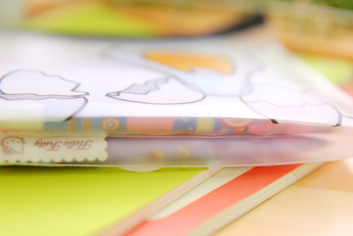 Novitet kawaii jaje PVC pernica Torba za pohranu papira Organizator Školski uredski pribor Poklon pribor