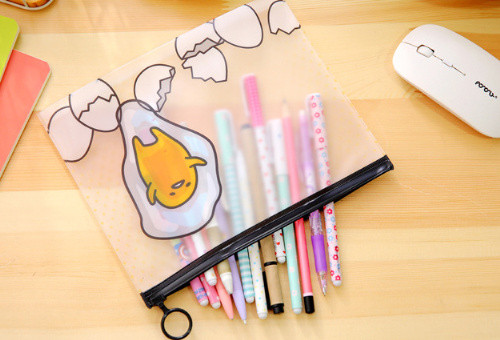 Novitet kawaii jaje PVC pernica Torba za pohranu papira Organizator Školski uredski pribor Poklon pribor