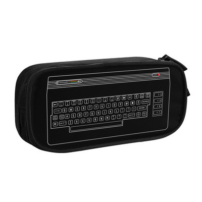 Μολυβοθήκη Kawaii Commodore 64 για κορίτσια Αγόρια Μεγάλη αποθήκευση C64 Amiga Σχολική τσάντα μολυβιών υπολογιστή