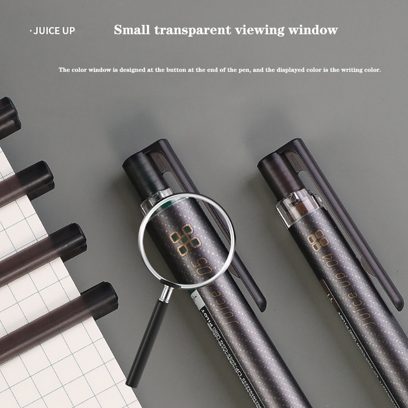 Japan Pilot Juice Up Gel Pen Limited Metalik boja Uredski dodaci 0,5/0,4 mm Push-type crna olovka Uredski pribor Školski pribor