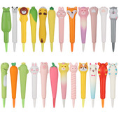 Cartoon Signature pigistatavad vahtpliiatsid Stressi leevendavad geelpliiatsid kooli kontoritarbed kirjutustarbed