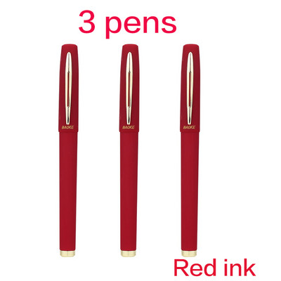 3 buc/set pix cu bile negru albastru roșu cu cerneală gel umplutură de mare capacitate linie medie 1,0 0,7 0,5 aprovizionare de papetărie de birou școlară