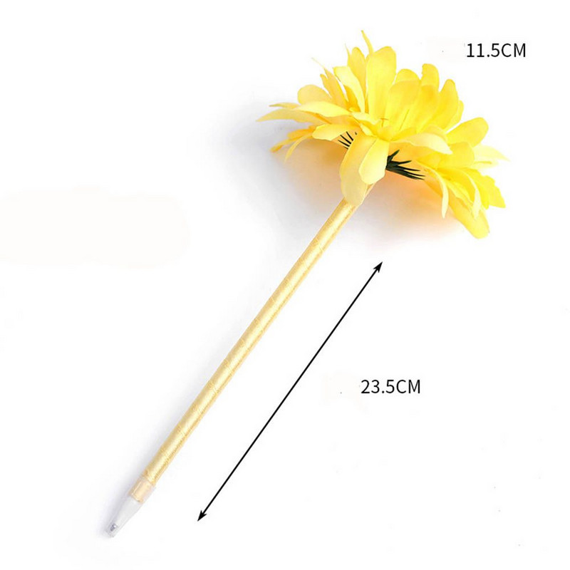 Pixuri cu bilă cu flori de trandafir Plant de simulare Pix pentru floarea soarelui Pix cadou pentru Ziua Îndrăgostiților Pix pentru biroul pentru școală, pix pentru studenți