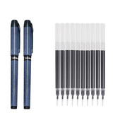 Stilo cu gel de 1,0/0,7/0,5 mm, de mare capacitate, negru, albastru, roșu, reînlocubil, stilou de reîncărcare cu cerneală, cerneală gel pentru scris, stilou neutru pentru birou/școală.