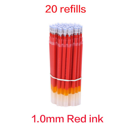 Stilo cu gel de 1,0/0,7/0,5 mm, de mare capacitate, negru, albastru, roșu, reînlocubil, stilou de reîncărcare cu cerneală, cerneală gel pentru scris, stilou neutru pentru birou/școală.