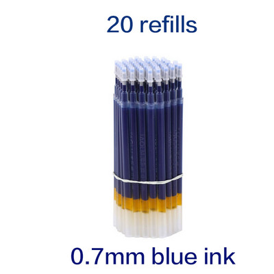 Stilo cu gel de 1,0/0,7/0,5 mm, de mare capacitate, negru, albastru, roșu, reînlocubil, stilou de reîncărcare cu cerneală, cerneală gel pentru scris, stilou neutru pentru birou/școală.