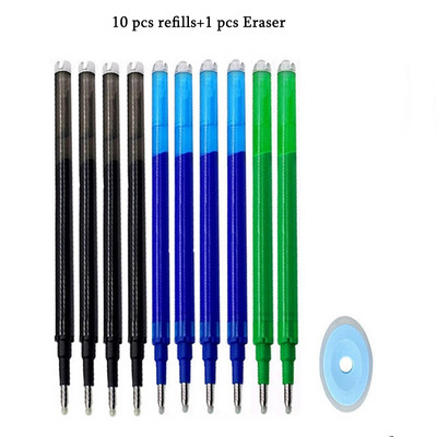 8Colors Magic Dzēšams pildspalva Preses Gēla Pildspalva Dzēšami Uzpildāma Gēla Tinte Ievelkamas Pildspalvas Mazgājams Rokturis Rodas Skolas Biroja Kancelejas preces