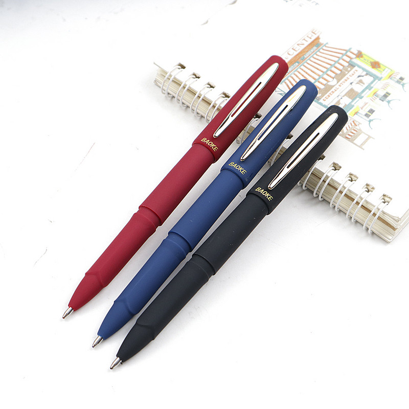 Poslovna gel olovka 0,5/mm0,7/1,0 mm gel olovke s crnom/plavom/crvenom tintom Uredski školski pribor za pisanje 3 neutralne olovke s 3 punjenja