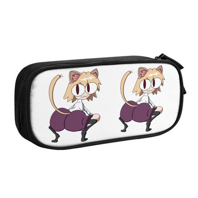 Kohandatud armsa kassitüdruku Neco Arc Kawaii pliiatsiümbris, poiste Gilrs, suure mahutavusega Tsukihime Anime pliiatsikarbiga õpilaskool