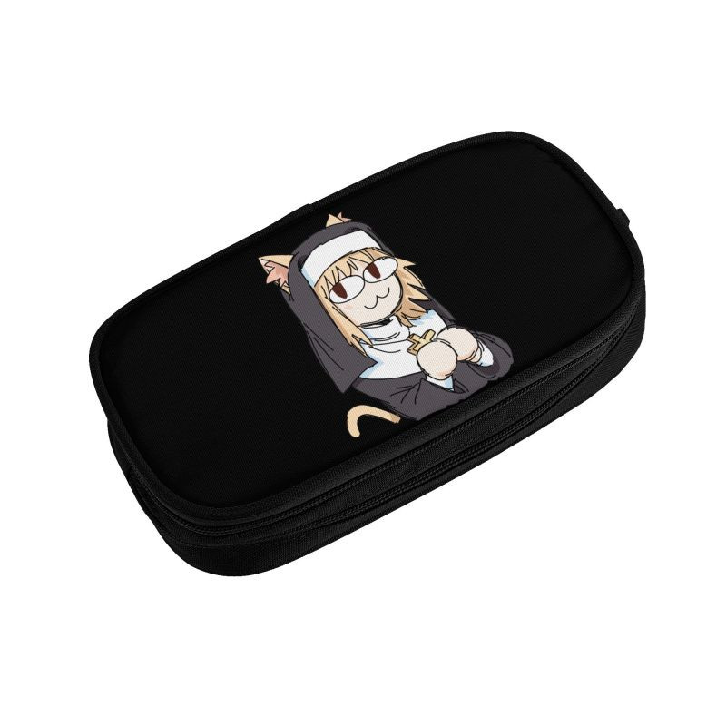 Kohandatud armsa kassitüdruku Neco Arc Kawaii pliiatsiümbris, poiste Gilrs, suure mahutavusega Tsukihime Anime pliiatsikarbiga õpilaskool