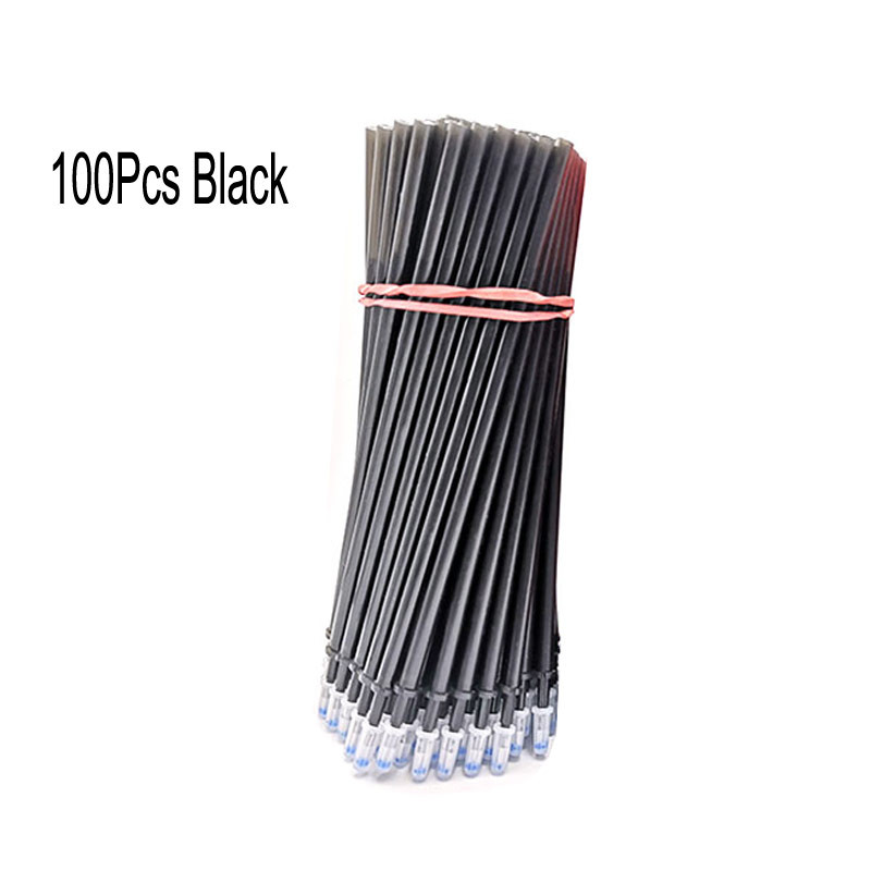 50Pcs/Set 0.5mm Izbrisiva gel olovka za punjenje Štapići s plavom crvenom tintom Uredski školski pribor za pisanje, Zamjenska ručka za pranje