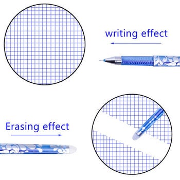 100Pcs Erasable Pen Refills Set 0,5mm Erasable Gel Pen Πλενόμενη Λαβή για Σχολικό Γραφείο Είδη Γραφής Φοιτητικά Γραφικά