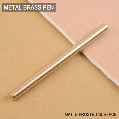 Retro misiņš ar mērogu Metāla lodīšu pildspalva Dāvana Sešpusēja pildspalva Luksusa pildspalva rakstīšanai Kancelejas piederumi Biroja skolas piederumi