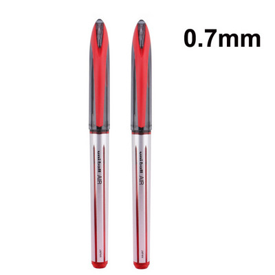 Uni-Ball Air Roller kuulgeelpliiatsid 0,5 mm Extra 0,7 mm Fine Point Jaapani Super Ink Free Control Sinine Must Punane tint Sujuv kirjutamine