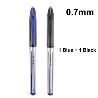 Uni-Ball Air Roller kuulgeelpliiatsid 0,5 mm Extra 0,7 mm Fine Point Jaapani Super Ink Free Control Sinine Must Punane tint Sujuv kirjutamine