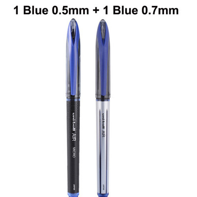 Uni-Ball Air Roller kuulgeelpliiatsid 0,5 mm Extra 0,7 mm Fine Point Jaapani Super Ink Free Control Sinine Must Punane tint Sujuv kirjutamine
