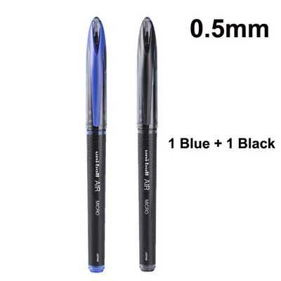 Uni-Ball Air Roller kuulgeelpliiatsid 0,5 mm Extra 0,7 mm Fine Point Jaapani Super Ink Free Control Sinine Must Punane tint Sujuv kirjutamine