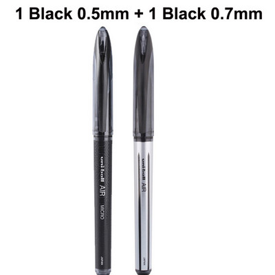 Uni-Ball Air Roller kuulgeelpliiatsid 0,5 mm Extra 0,7 mm Fine Point Jaapani Super Ink Free Control Sinine Must Punane tint Sujuv kirjutamine