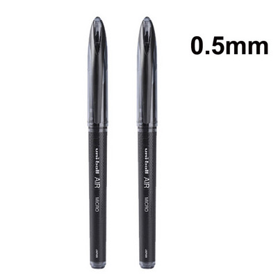 Uni-Ball Air Roller kuulgeelpliiatsid 0,5 mm Extra 0,7 mm Fine Point Jaapani Super Ink Free Control Sinine Must Punane tint Sujuv kirjutamine