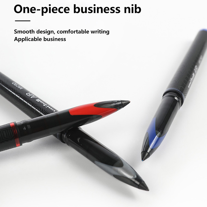 Uni-Ball Air Roller kuulgeelpliiatsid 0,5 mm Extra 0,7 mm Fine Point Jaapani Super Ink Free Control Sinine Must Punane tint Sujuv kirjutamine