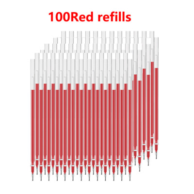 103 τμχ Σετ στυλό τζελ Σετ μπαλάκι/βελόνα Στυλό ομαλή γραφή και στεγνώνει γρήγορα 0,5 mm Μαύρο/μπλε/κόκκινο Ανταλλακτικό ανταλλακτικό kawaii Χαρτικά