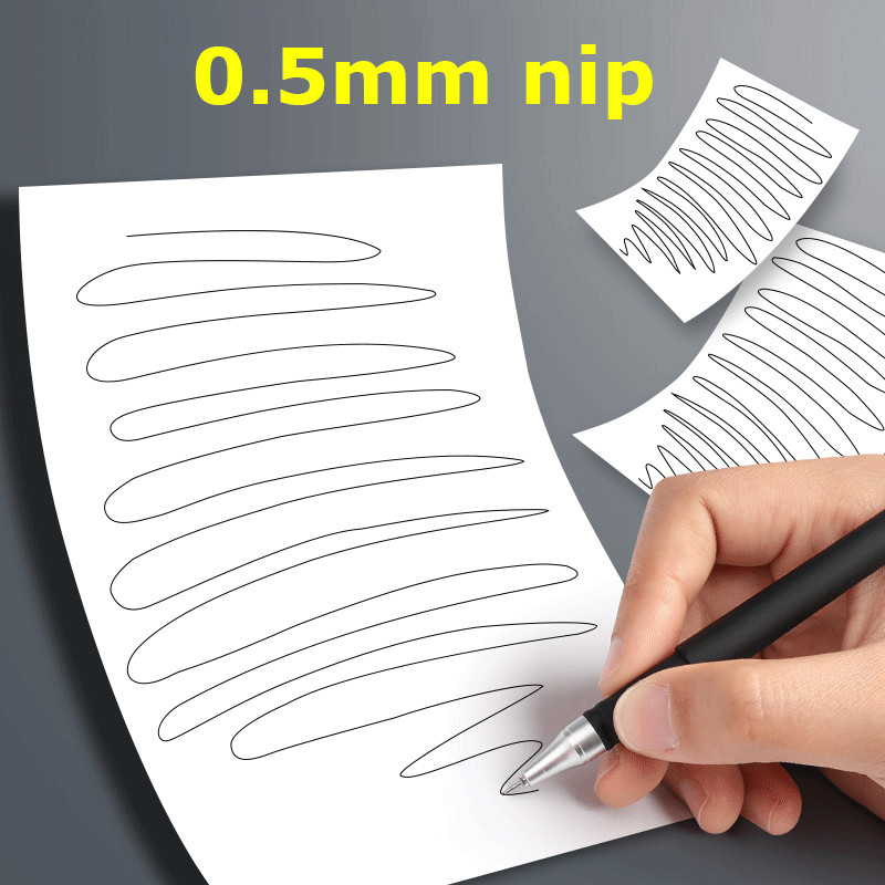 103 τμχ Σετ στυλό τζελ Σετ μπαλάκι/βελόνα Στυλό ομαλή γραφή και στεγνώνει γρήγορα 0,5 mm Μαύρο/μπλε/κόκκινο Ανταλλακτικό ανταλλακτικό kawaii Χαρτικά