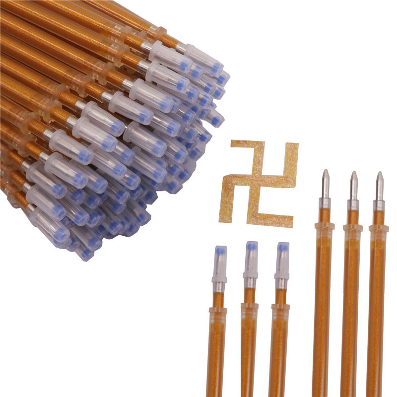 20-50 tk kullaga täidetud budistlike pühakirjade väljavõte, spetsiaalne täidis, kirjutamine maalimisgeelpliiats Õpilaste kirjatarvete hulgipood