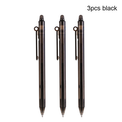 3/20gab Lielas ietilpības krāsainas tintes dzēšams pildspalvas uzpildīšanas slaids, nospiežams mazgājams rokturis 0,5 mm burvju pildspalva Biroja piederumi Kancelejas piederumi