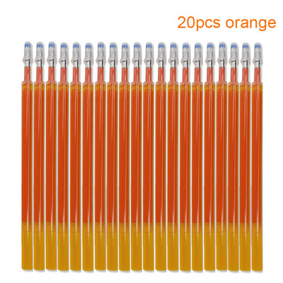 3/20gab Lielas ietilpības krāsainas tintes dzēšams pildspalvas uzpildīšanas slaids, nospiežams mazgājams rokturis 0,5 mm burvju pildspalva Biroja piederumi Kancelejas piederumi