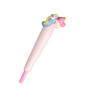 1 брой Lytwtw\'s Cute Soft Unicorn Cat Gel Pen Kawaii Канцеларски материали Офис Училищни пособия Декомпресия Creative Sweet Cartoon Pen