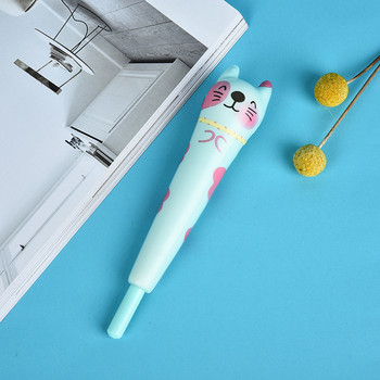 1 брой Lytwtw\'s Cute Soft Unicorn Cat Gel Pen Kawaii Канцеларски материали Офис Училищни пособия Декомпресия Creative Sweet Cartoon Pen