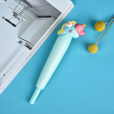 1 komad Lytwtw's Cute Soft Unicorn Cat Gel Pen Kawaii Uredski pribor Školski pribor Dekompresijska Kreativna slatka crtana olovka