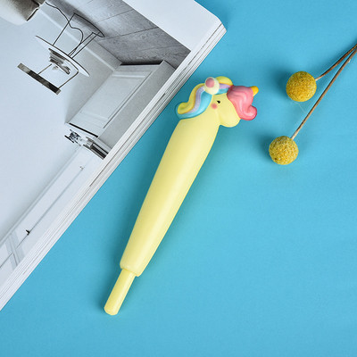 1 komad Lytwtw's Cute Soft Unicorn Cat Gel Pen Kawaii Uredski pribor Školski pribor Dekompresijska Kreativna slatka crtana olovka