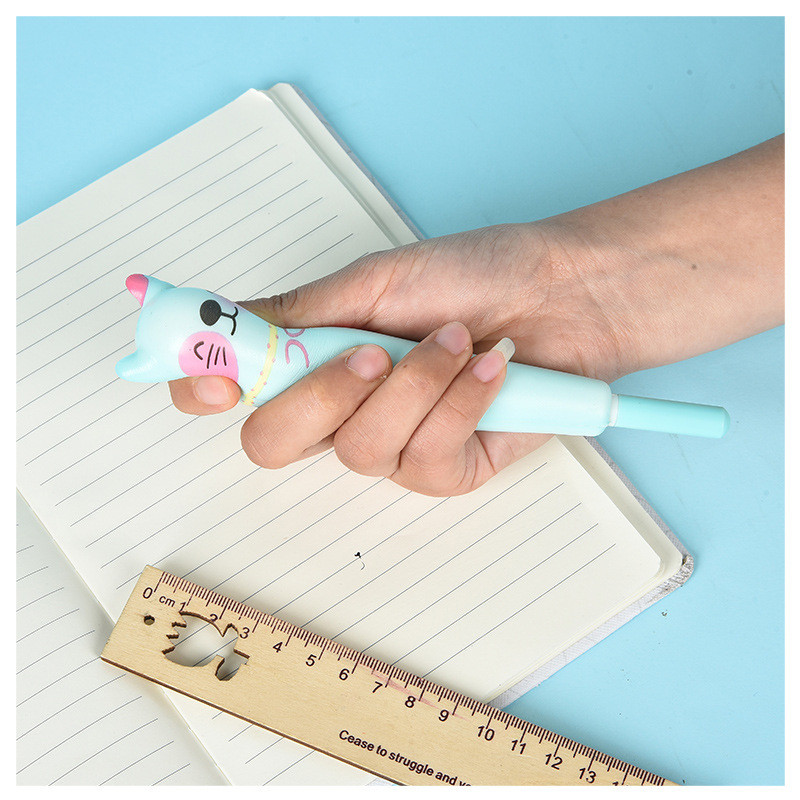 1 komad Lytwtw's Cute Soft Unicorn Cat Gel Pen Kawaii Uredski pribor Školski pribor Dekompresijska Kreativna slatka crtana olovka