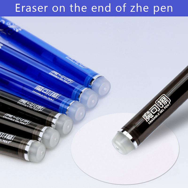 30 vnt Mieli nutrinami gelio rašikliai 0,35 mm vandeniui atsparūs mėlynos/juodos/raudonos spalvos rašalo rinkinys Kawaii raštinės reikmenys mergaitėms mokyklinių reikmenų dovanos