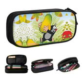 Kawaii slatke crtane Mole pernice za dječake Djevojčice po mjeri Krtek Little Maulwurf Torba za olovke velikog kapaciteta Školski pribor