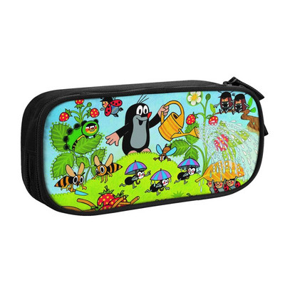 Kawaii slatke crtane Mole pernice za dječake Djevojčice po mjeri Krtek Little Maulwurf Torba za olovke velikog kapaciteta Školski pribor