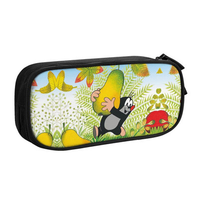 Kawaii slatke crtane Mole pernice za dječake Djevojčice po mjeri Krtek Little Maulwurf Torba za olovke velikog kapaciteta Školski pribor