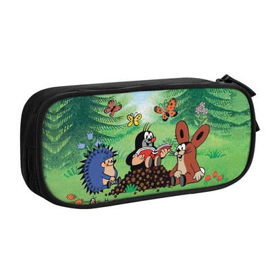 Kawaii slatke crtane Mole pernice za dječake Djevojčice po mjeri Krtek Little Maulwurf Torba za olovke velikog kapaciteta Školski pribor