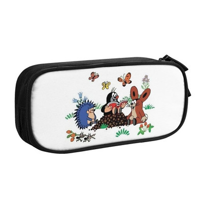 Kawaii slatke crtane Mole pernice za dječake Djevojčice po mjeri Krtek Little Maulwurf Torba za olovke velikog kapaciteta Školski pribor