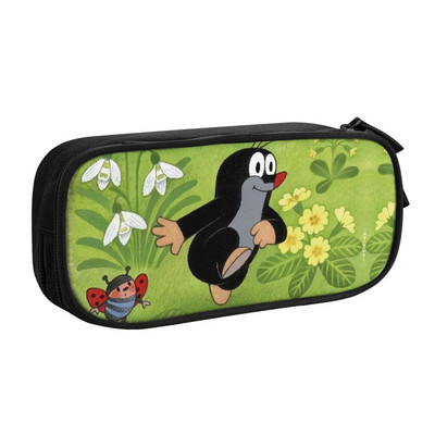 Kawaii slatke crtane Mole pernice za dječake Djevojčice po mjeri Krtek Little Maulwurf Torba za olovke velikog kapaciteta Školski pribor