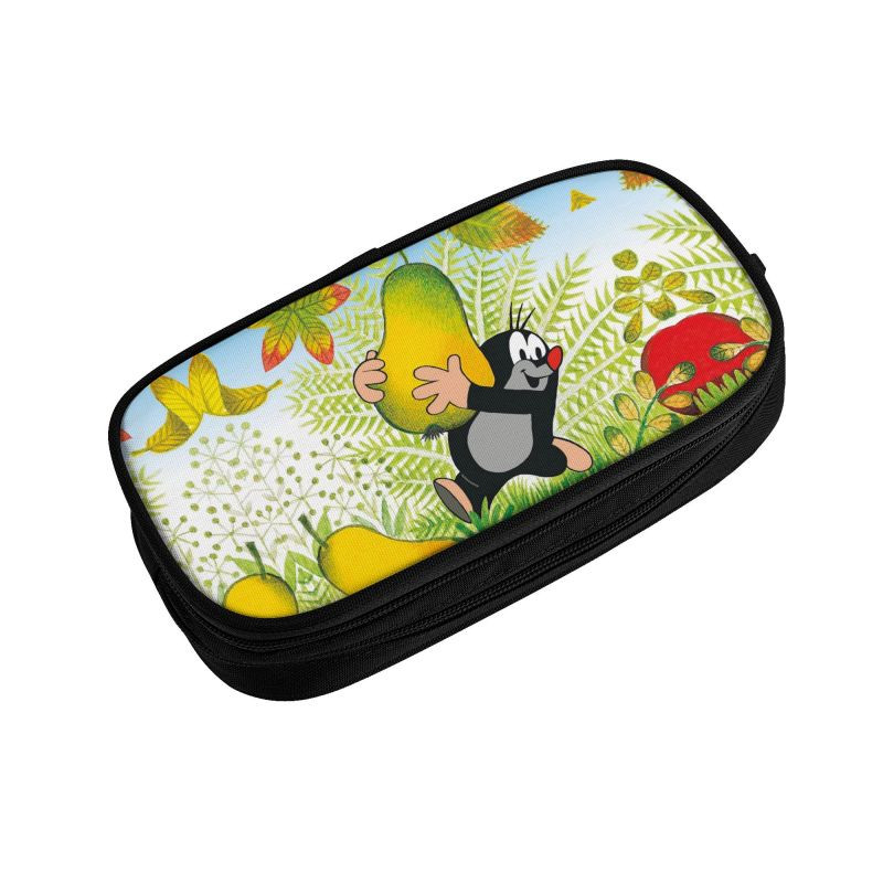 Kawaii slatke crtane Mole pernice za dječake Djevojčice po mjeri Krtek Little Maulwurf Torba za olovke velikog kapaciteta Školski pribor
