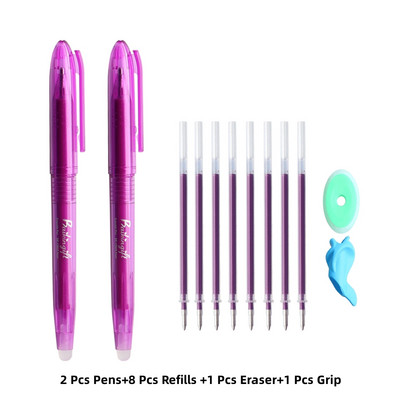 stilou șters kawaii rezerve potrivite, instrumente de desen creative, colorate, 8 culori, seturi drăguțe de stilouri cu gel, articole de papetărie școlare