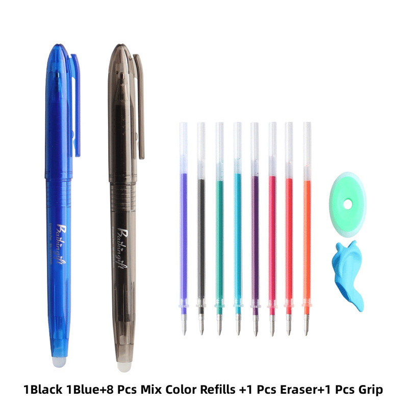 stilou șters kawaii rezerve potrivite, instrumente de desen creative, colorate, 8 culori, seturi drăguțe de stilouri cu gel, articole de papetărie școlare